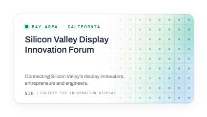 Silicon Valley Display Innovation Forum